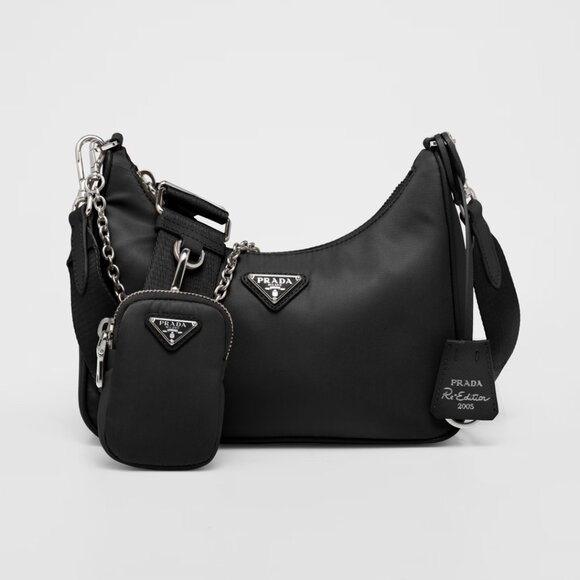 Authentic Prada Re-Edition 2005 Re-Nylon Bag, Black - Picture 4 of 11